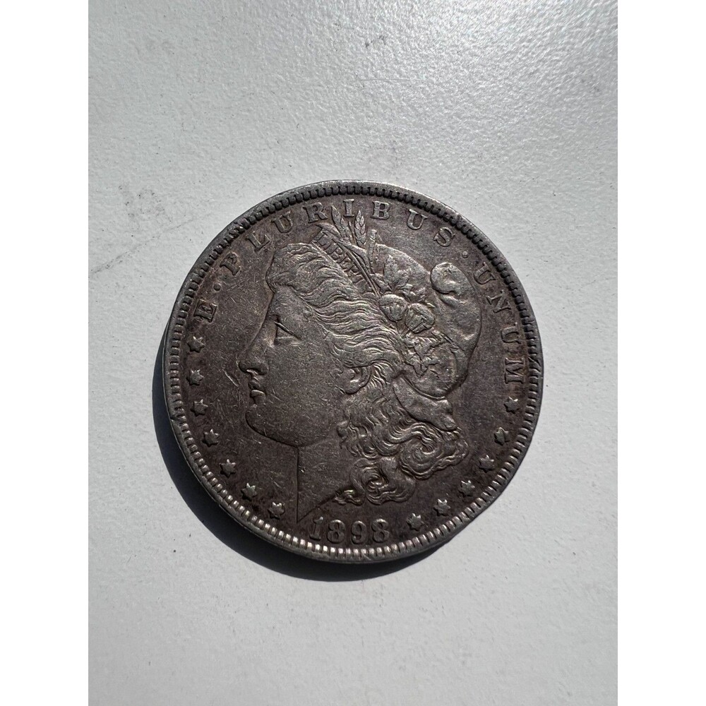 1898 Silver Dollar Coin E.Pluribus Unum USA one Dollar